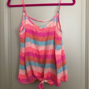 Colorful stripped tank top